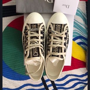 WALK'N'DIOR SNEAKER IN OBLIQUE EMBROIDERED CANVAS